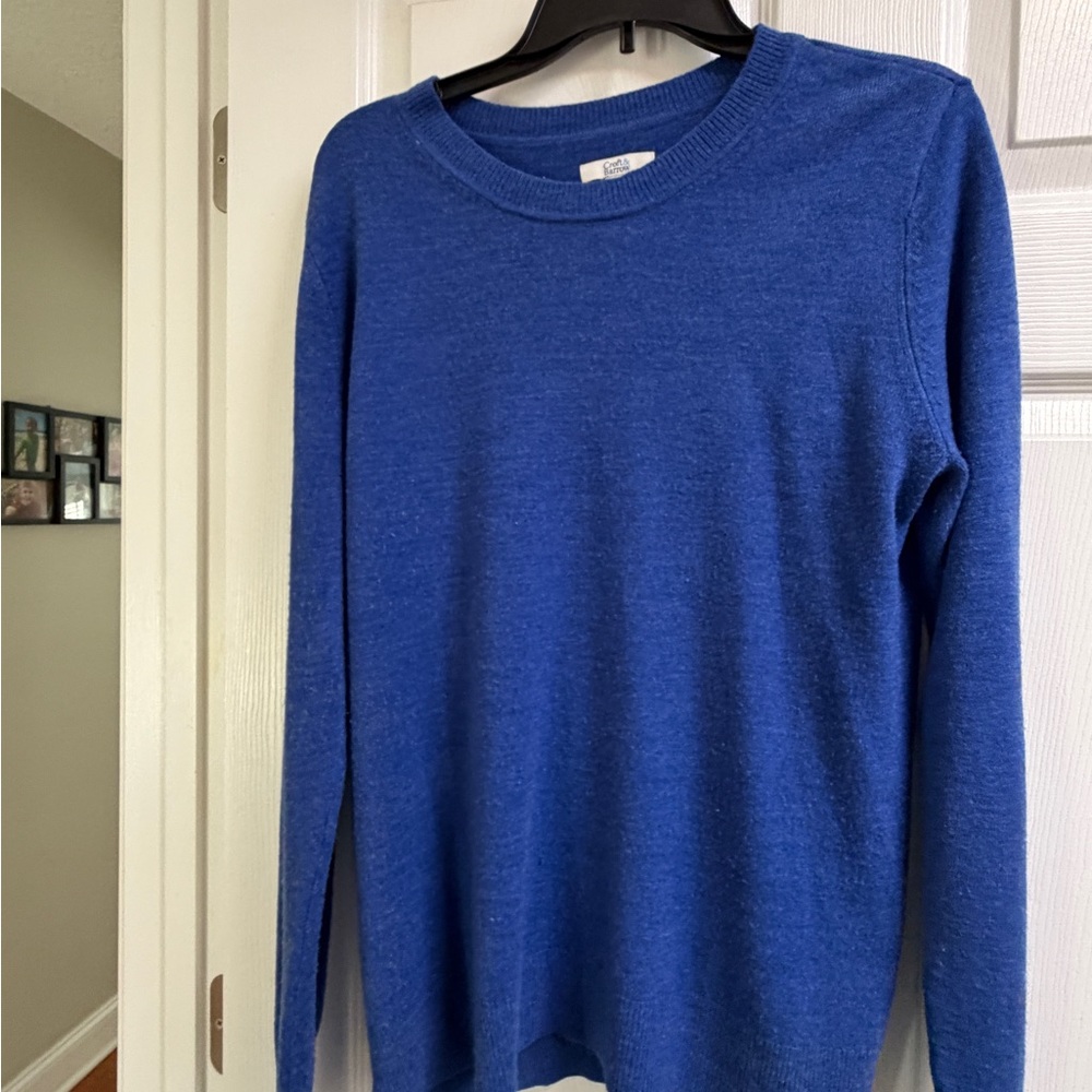 Croft & Barrow Women’s Royal Blue Crewneck Sweater